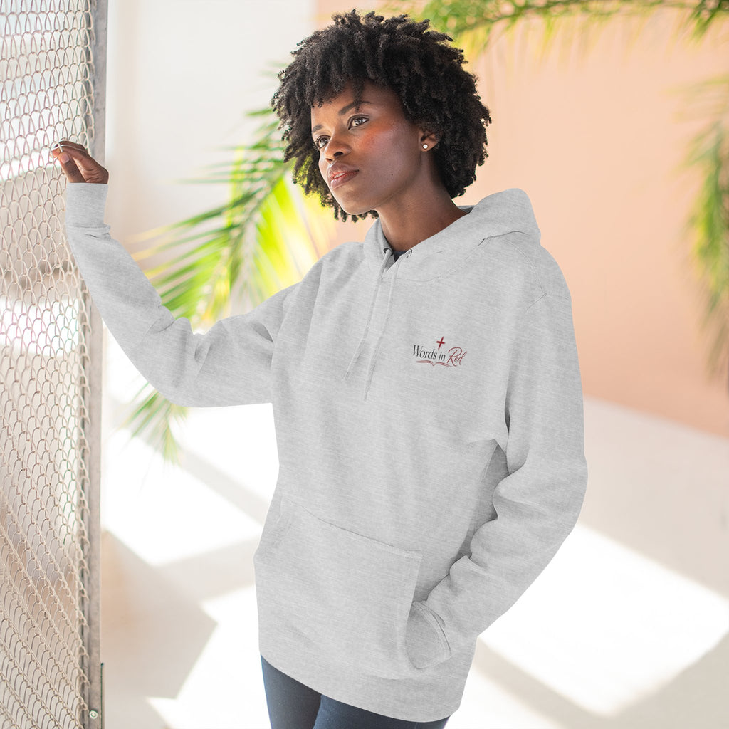Faith Quote Hoodie — "I am the way, the truth, and the life" Fleece Pullover