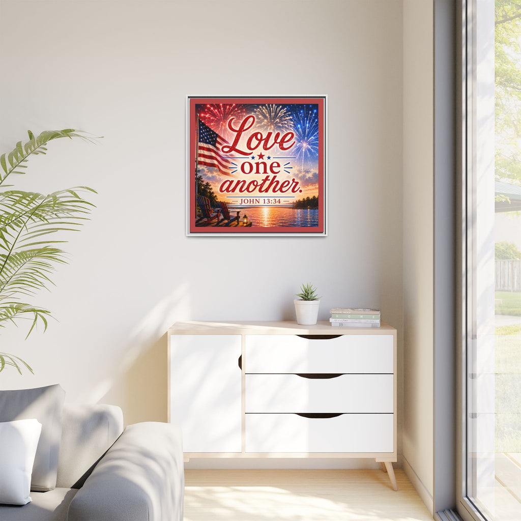 Matte Canvas, Framed (Multi-color)