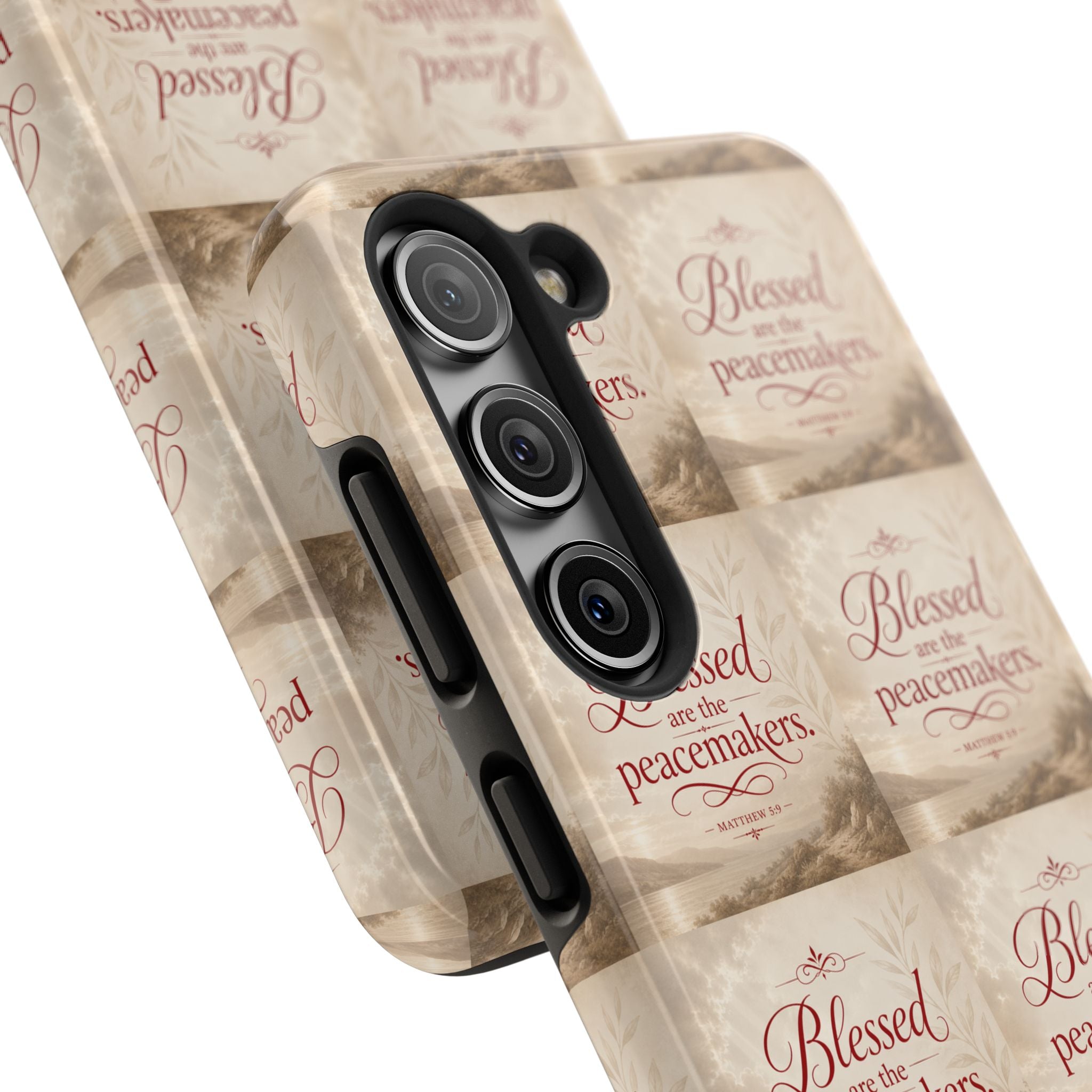 Blessed Are the Peacemakers Phone Case — Christian Inspirational Tough Phone Case