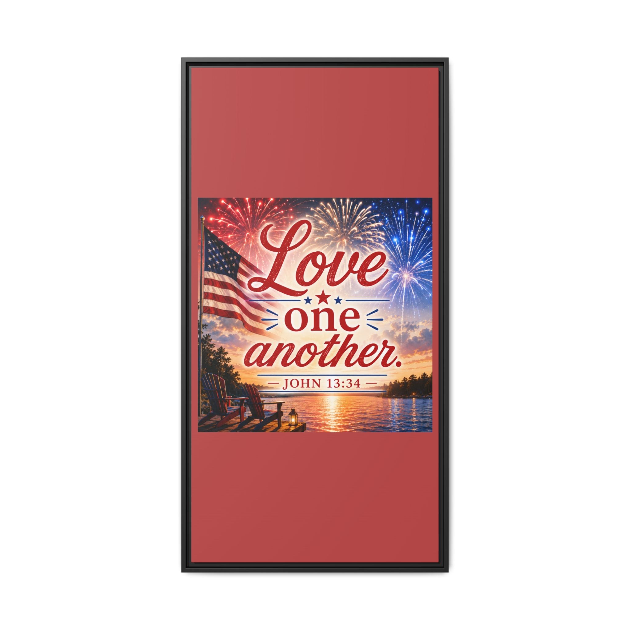 Matte Canvas, Framed (Multi-color)
