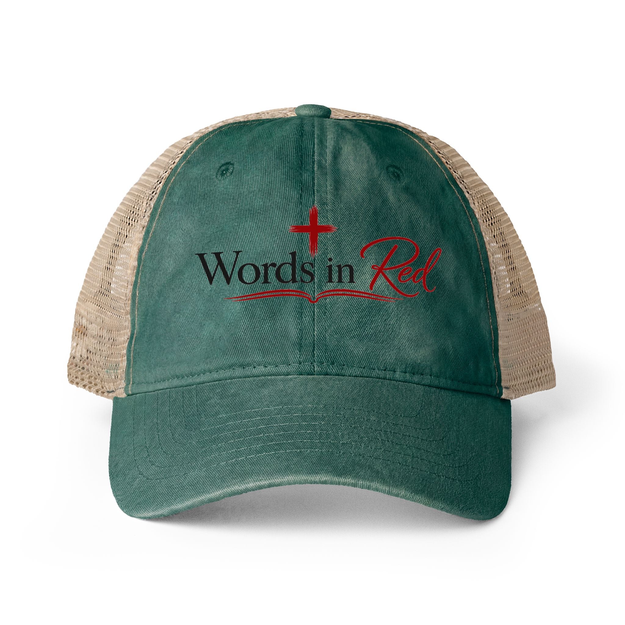 Women's Washed Mesh-Back Cap