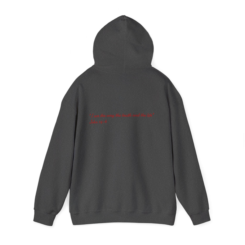 Words in Red Hoodie — Faith Script "I am the way the truth and the life" John 14:6