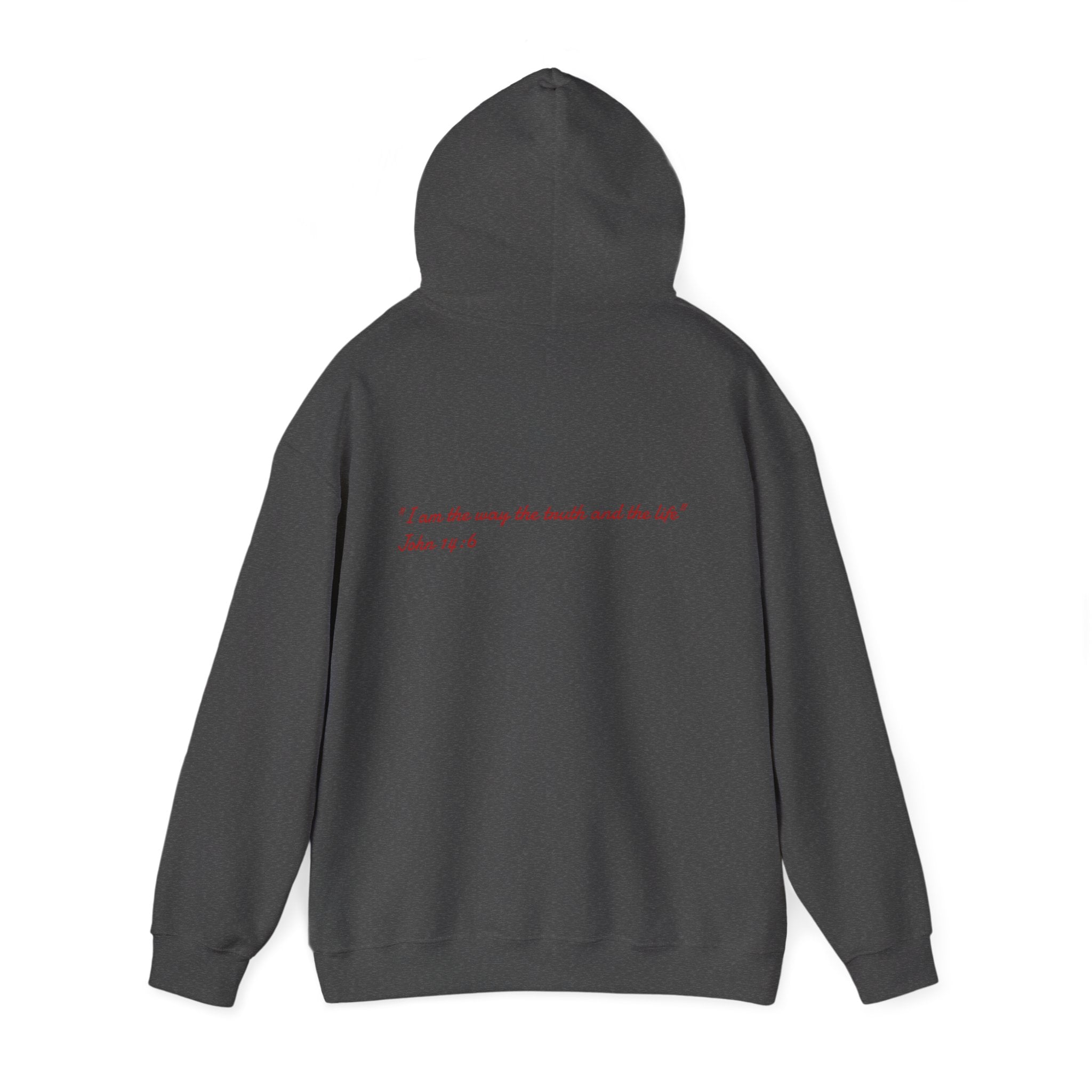 Words in Red Hoodie — Faith Script "I am the way the truth and the life" John 14:6