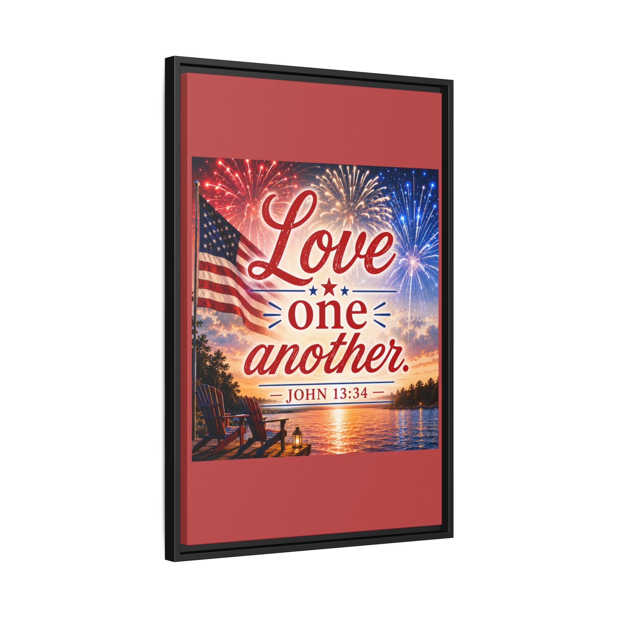 Matte Canvas, Framed (Multi-color)