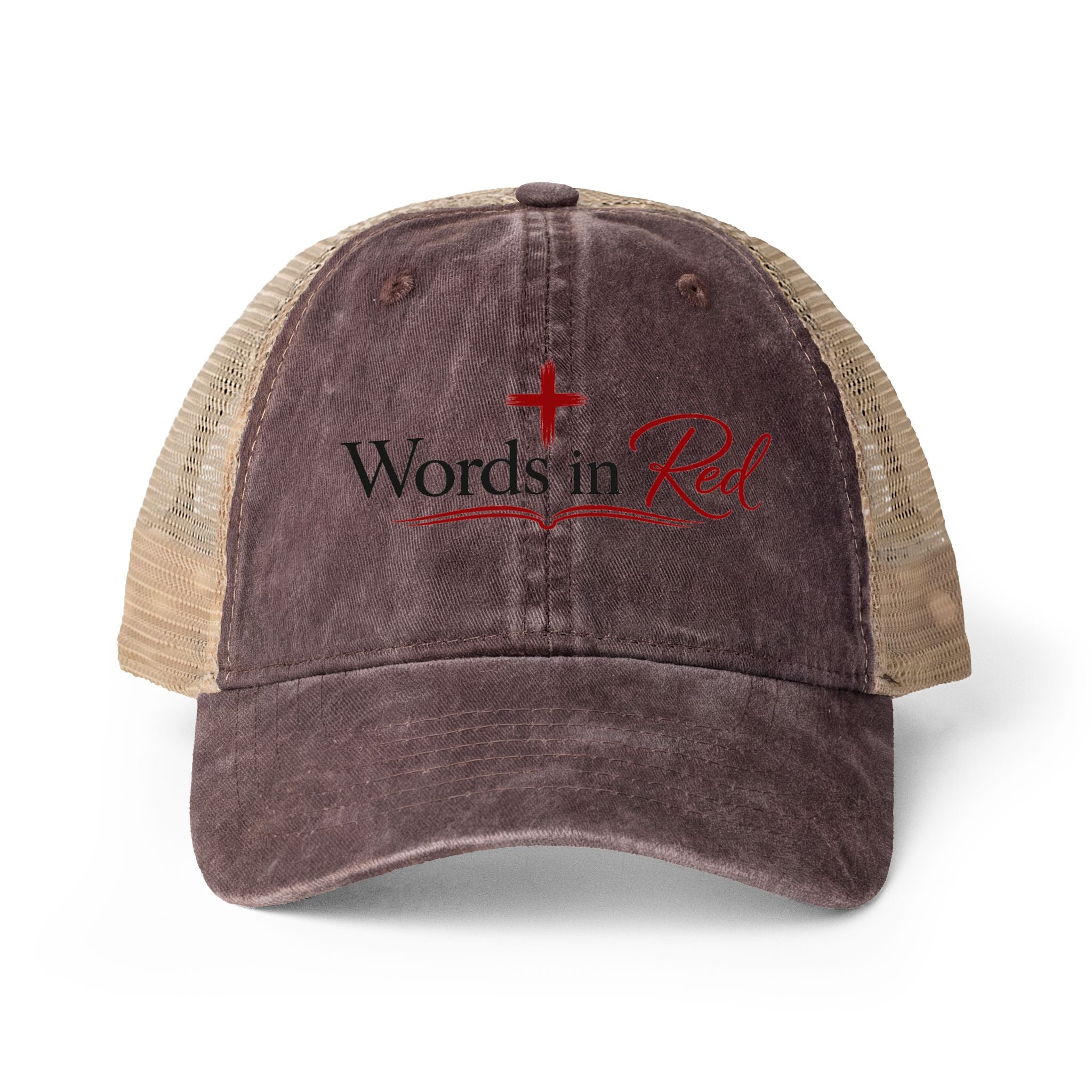 Women's Washed Mesh-Back Cap
