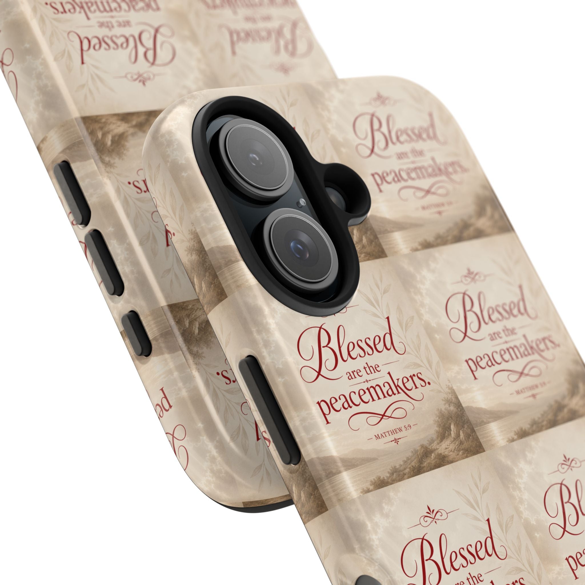 Blessed Are the Peacemakers Phone Case — Christian Inspirational Tough Phone Case
