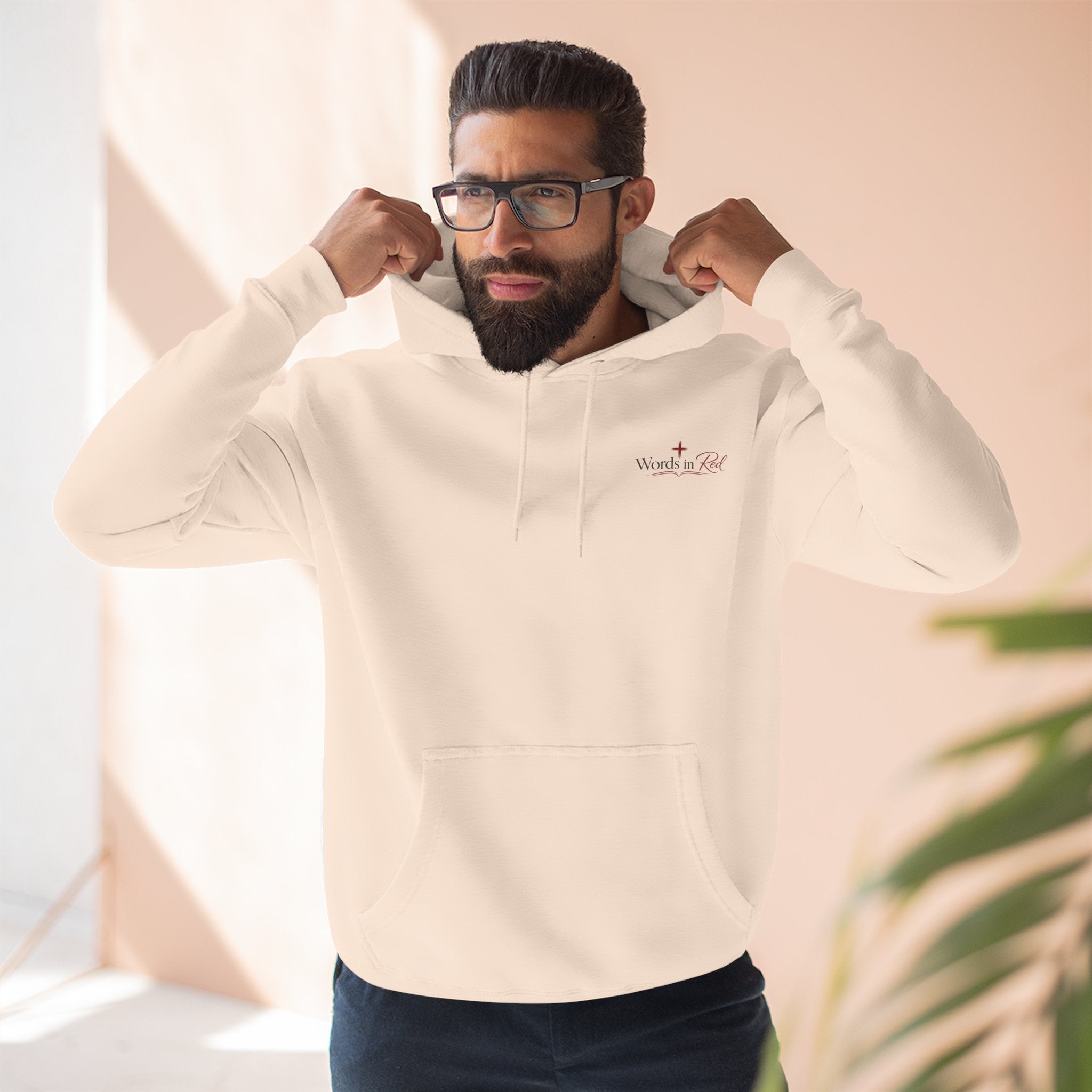 Faith Quote Hoodie — "I am the way, the truth, and the life" Fleece Pullover