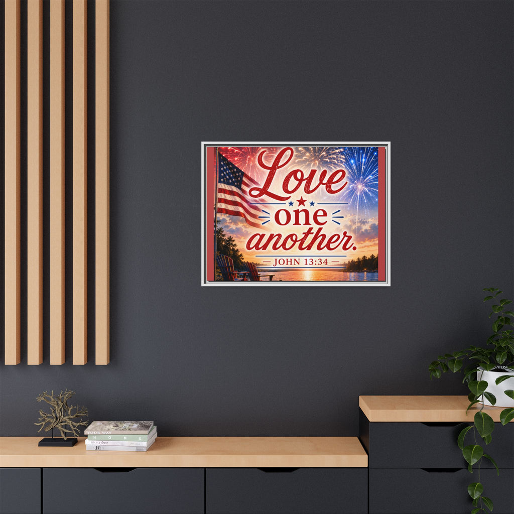 Matte Canvas, Framed (Multi-color)