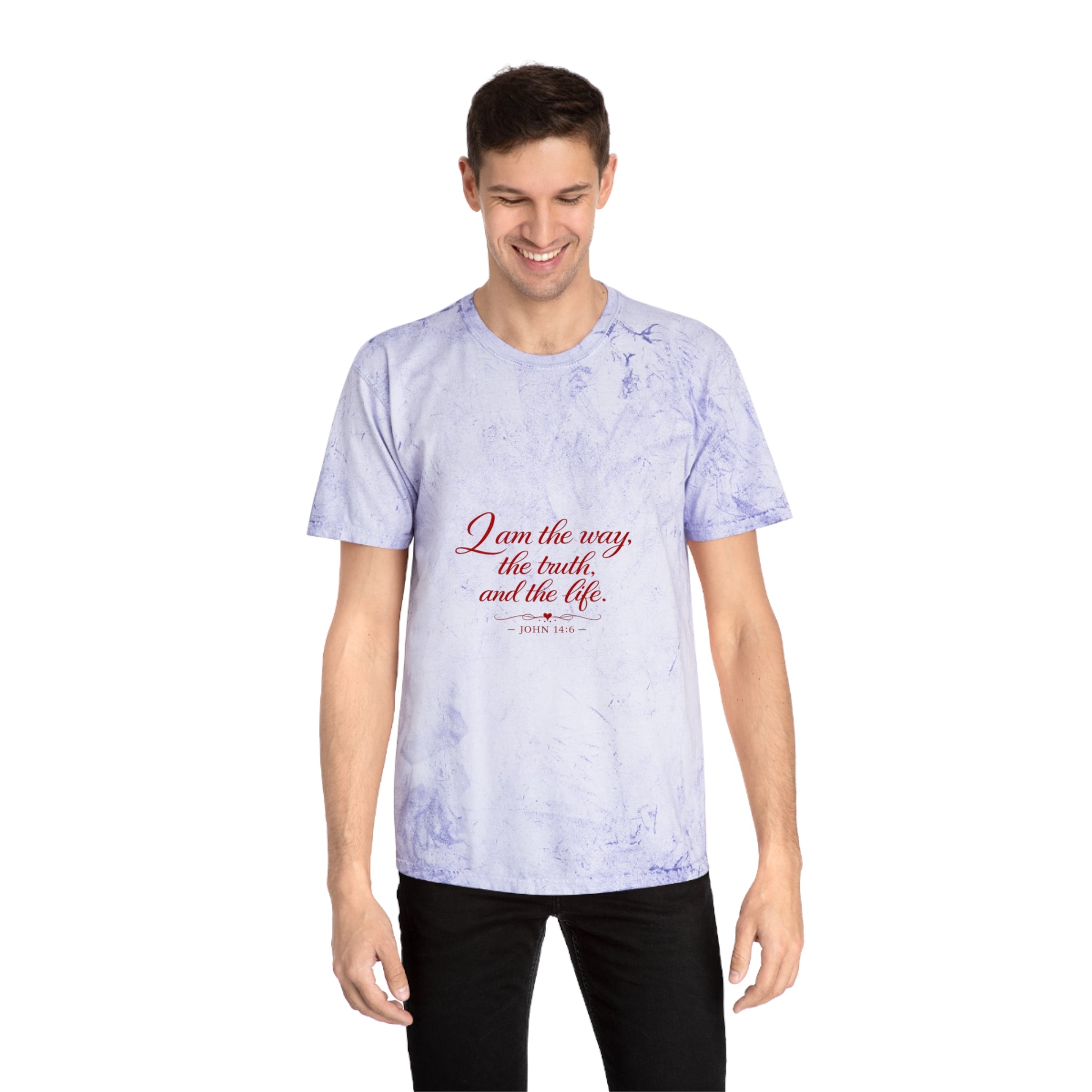 I Am the Way Tie-Dye T-Shirt — Inspirational Christian Quote Tee