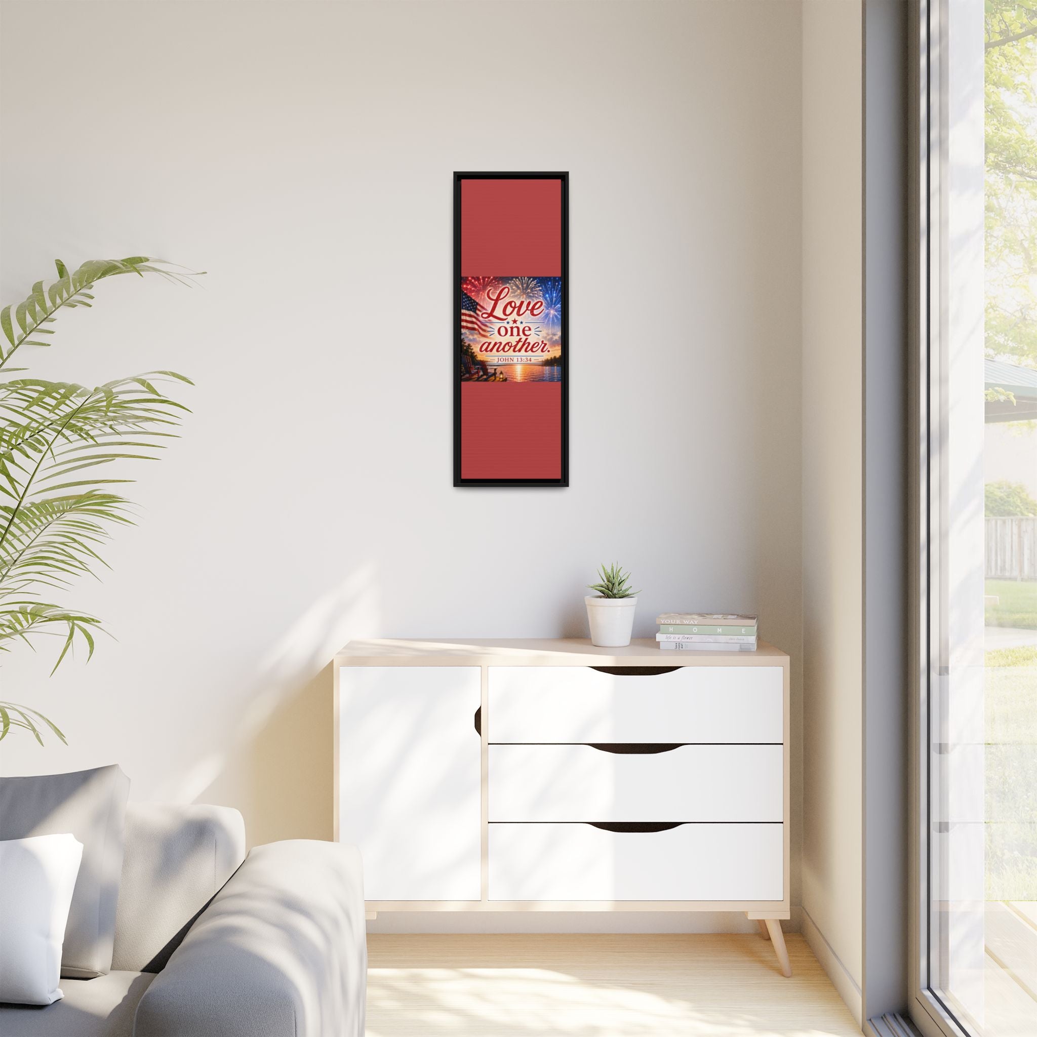 Matte Canvas, Framed (Multi-color)