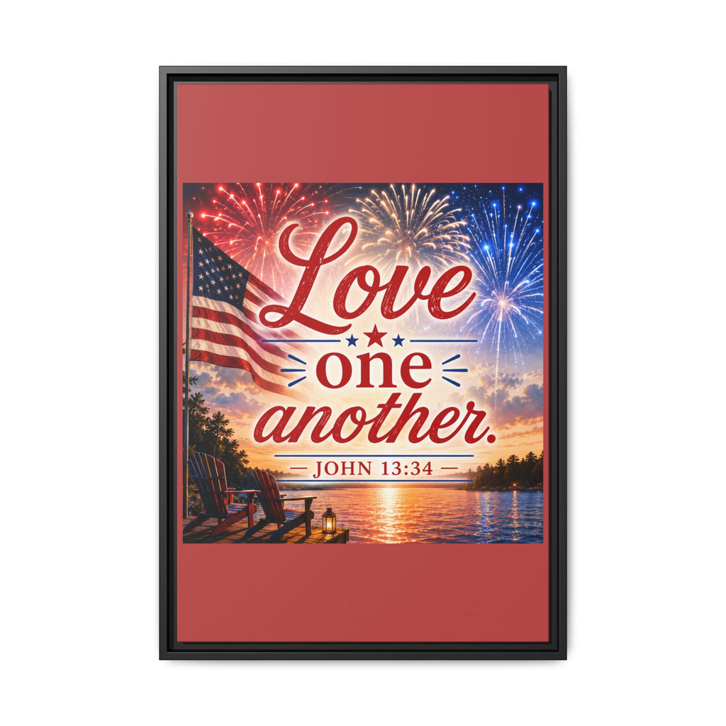 Matte Canvas, Framed (Multi-color)