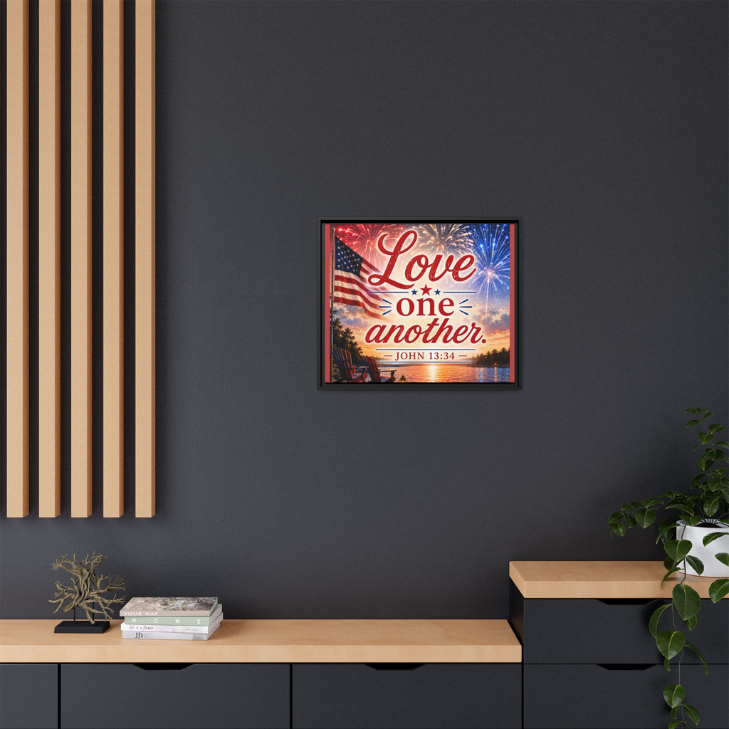 Matte Canvas, Framed (Multi-color)