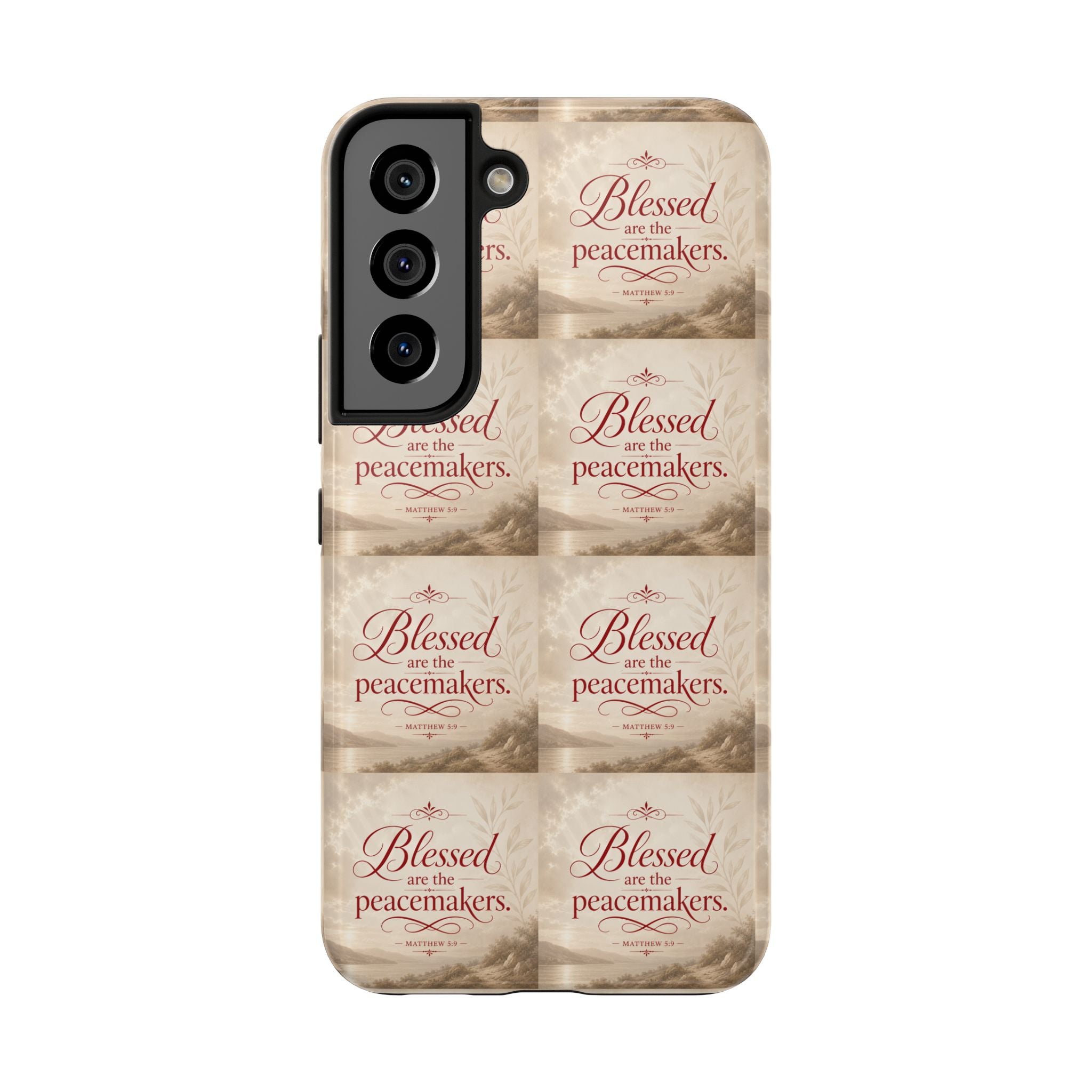 Blessed Are the Peacemakers Phone Case — Christian Inspirational Tough Phone Case