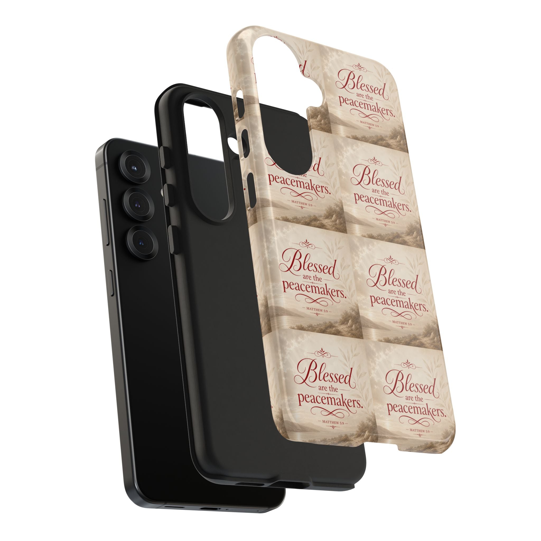 Blessed Are the Peacemakers Phone Case — Christian Inspirational Tough Phone Case
