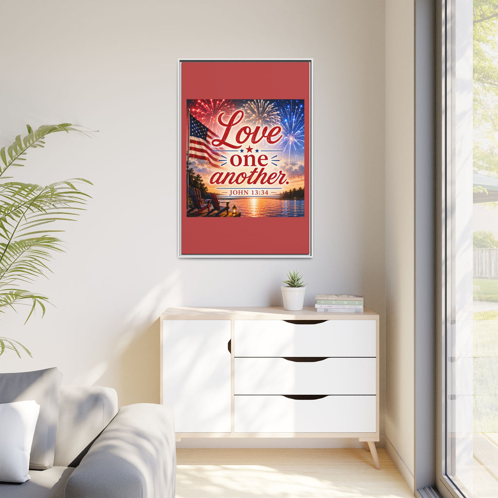Matte Canvas, Framed (Multi-color)