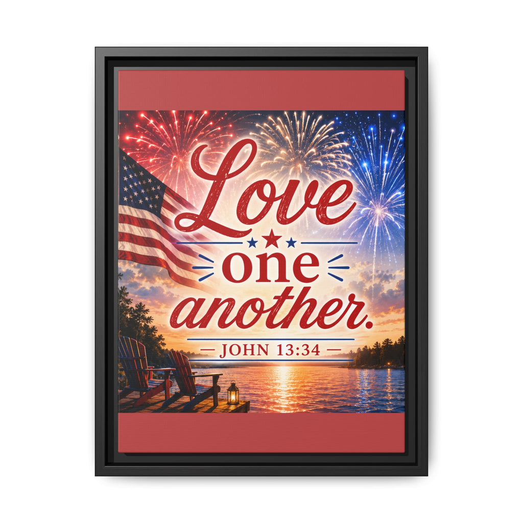 Matte Canvas, Framed (Multi-color)