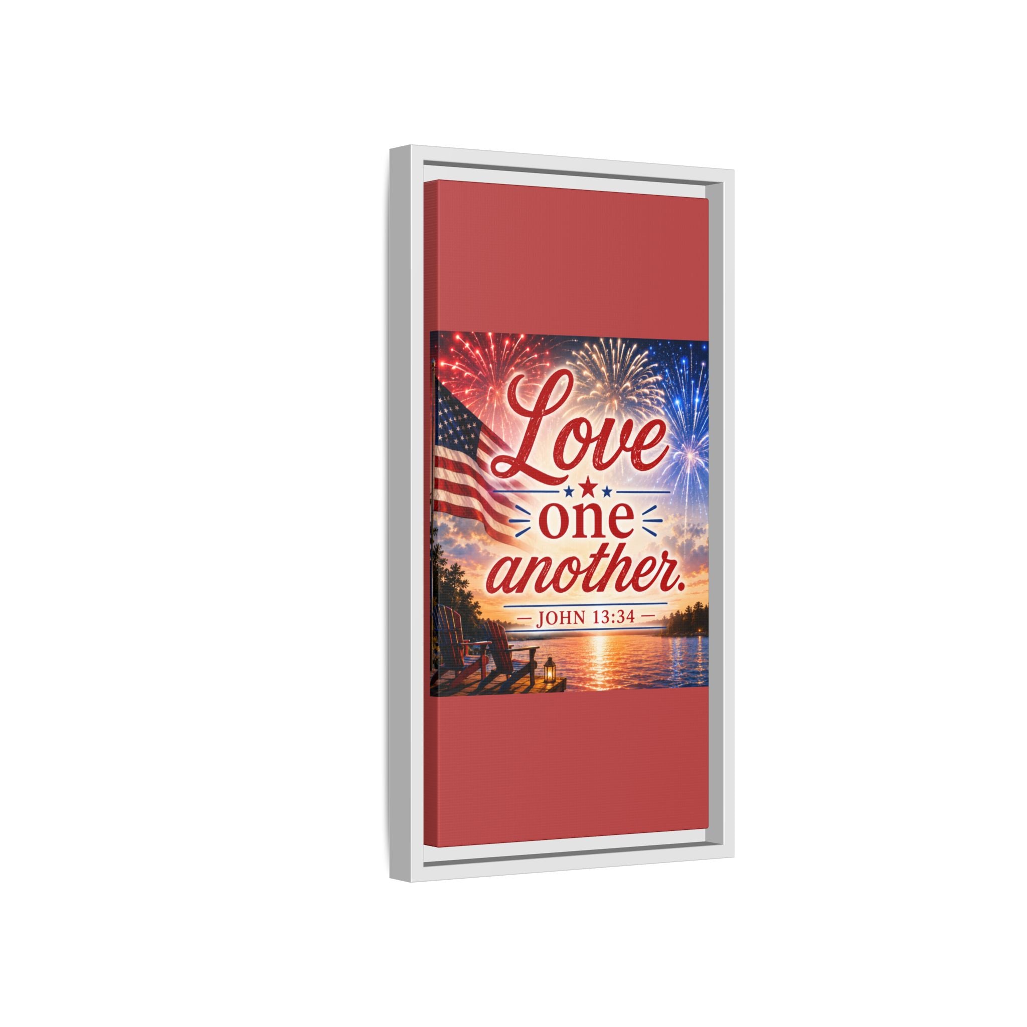 Matte Canvas, Framed (Multi-color)