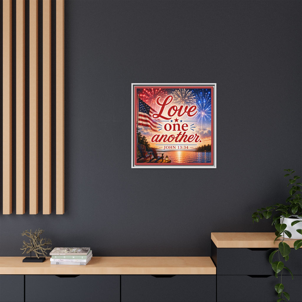 Matte Canvas, Framed (Multi-color)