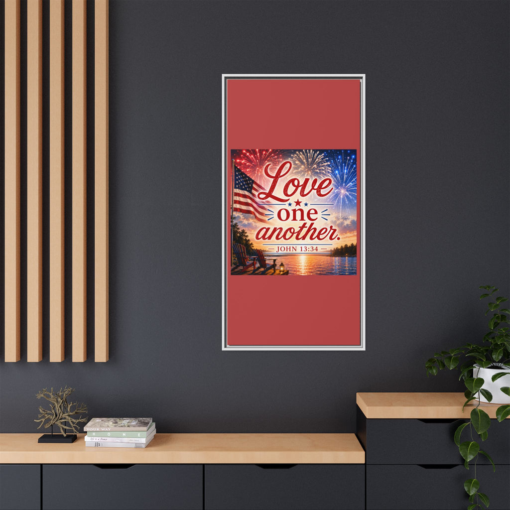 Matte Canvas, Framed (Multi-color)
