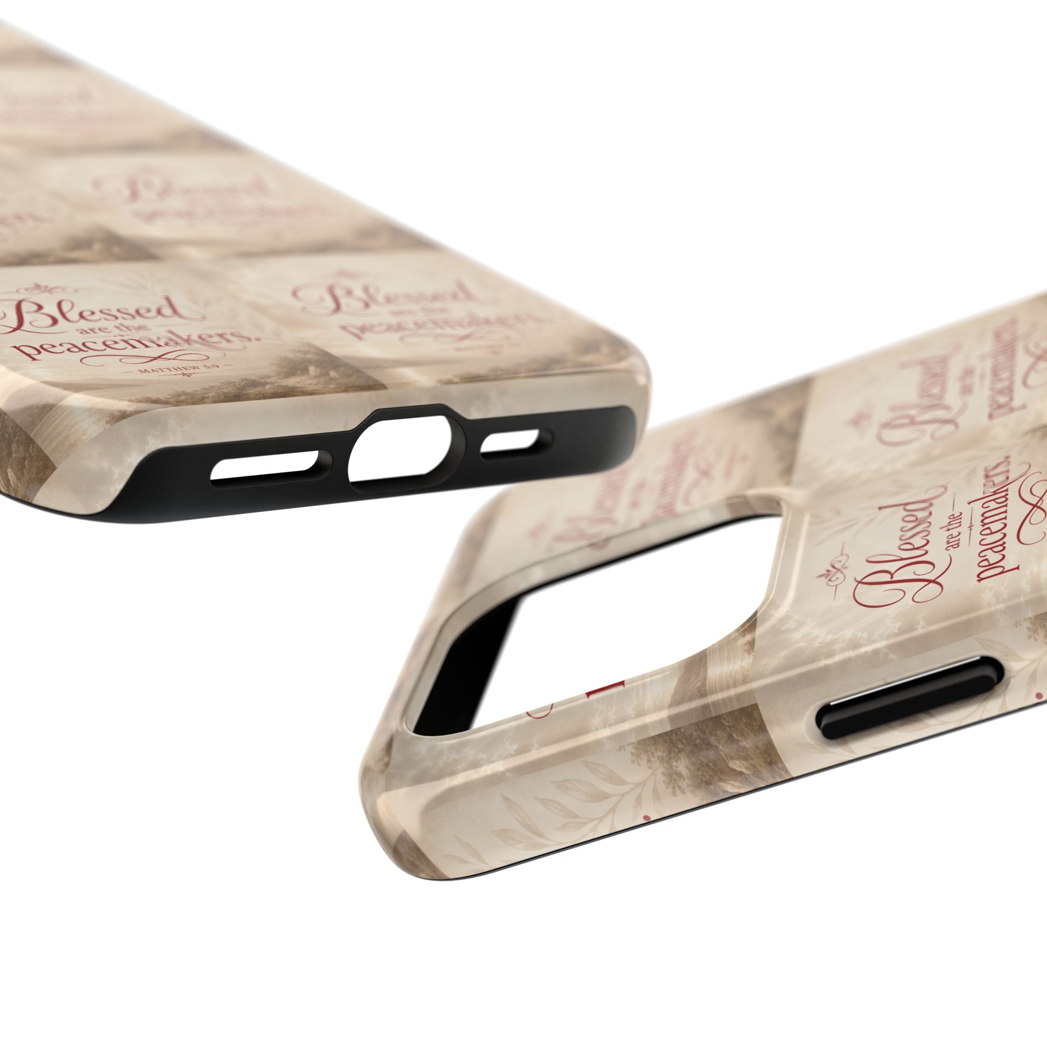 Blessed Are the Peacemakers Phone Case — Christian Inspirational Tough Phone Case