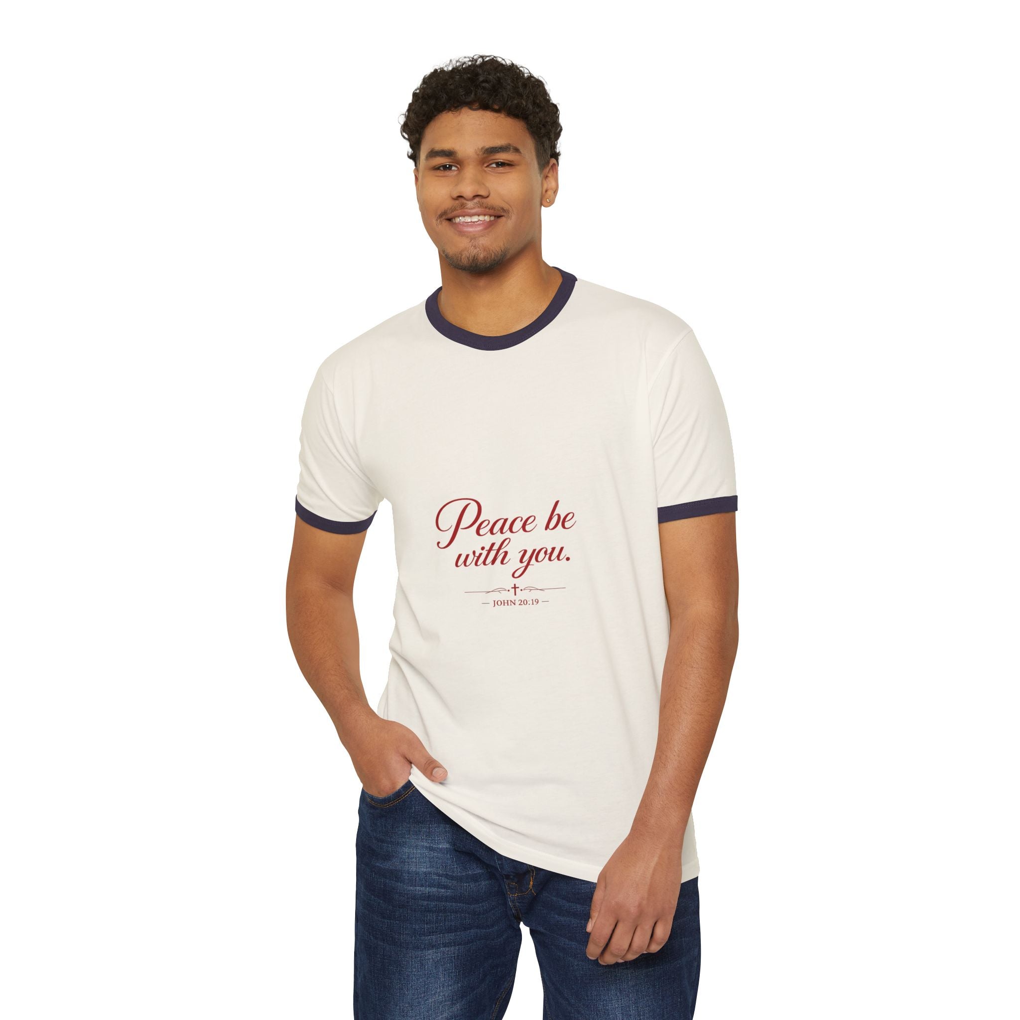 Peace Be With You Ringer T-Shirt