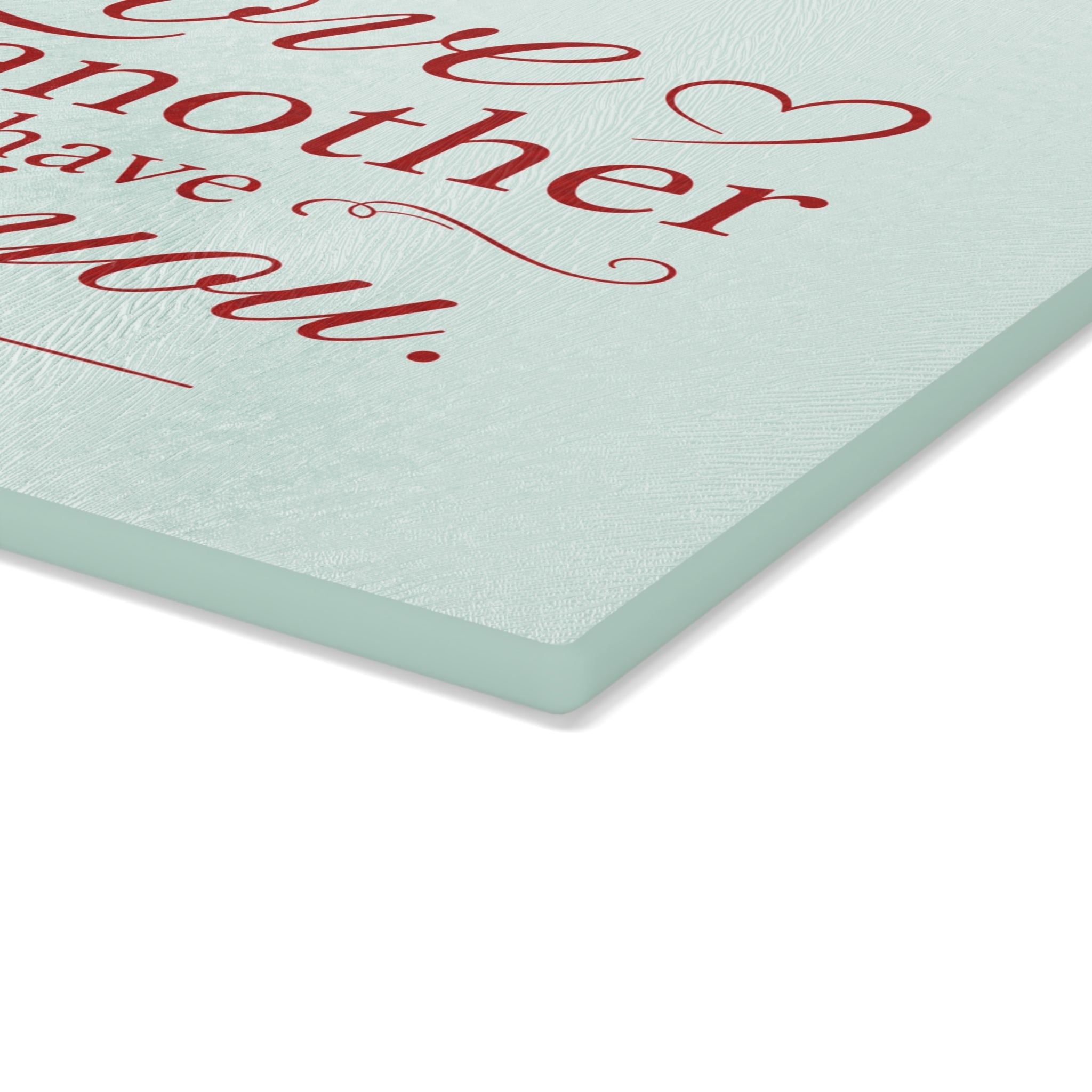 Glass Cutting Board – "Love One Another as I Have Loved You" John 13:34 Inspirational Bible Verse