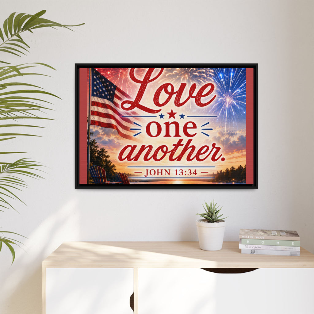Matte Canvas, Framed (Multi-color)