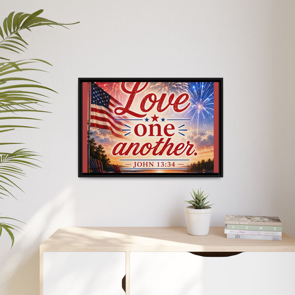 Matte Canvas, Framed (Multi-color)
