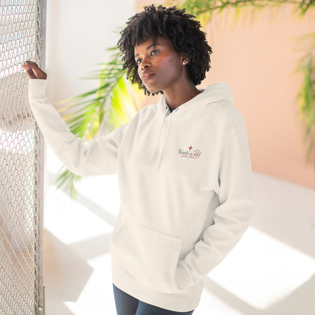 Faith Quote Hoodie — "I am the way, the truth, and the life" Fleece Pullover