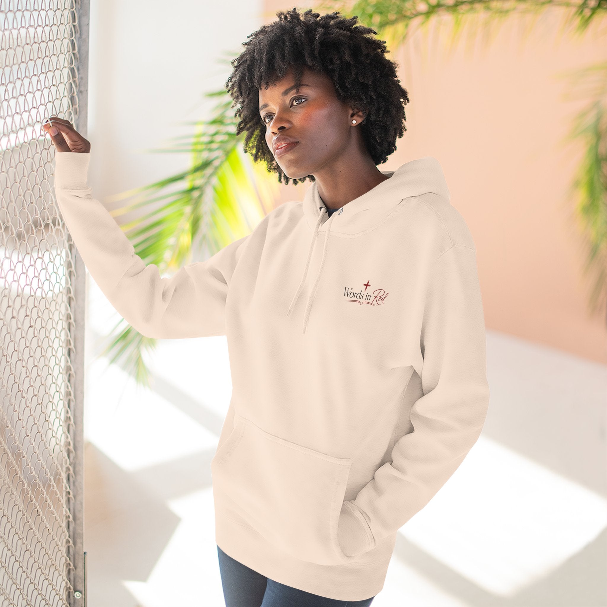 Faith Quote Hoodie — "I am the way, the truth, and the life" Fleece Pullover