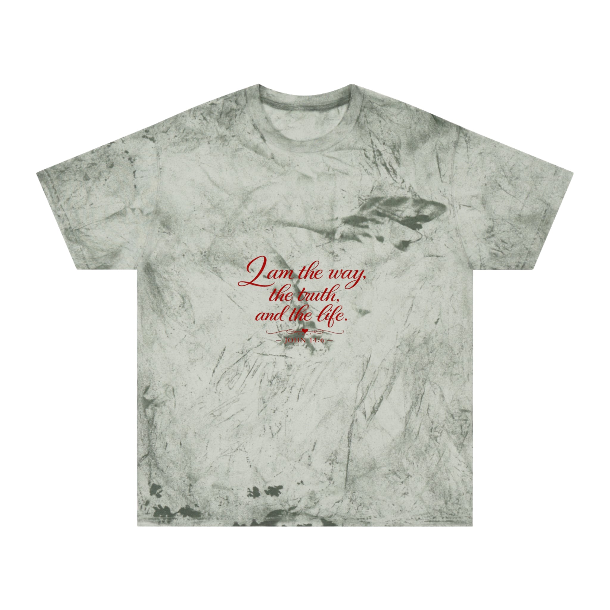 I Am the Way Tie-Dye T-Shirt — Inspirational Christian Quote Tee