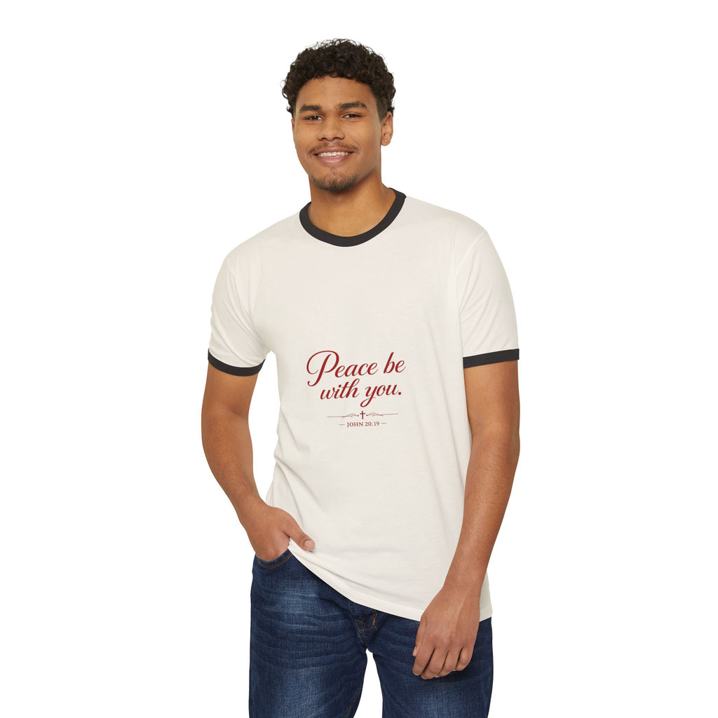 Peace Be With You Ringer T-Shirt