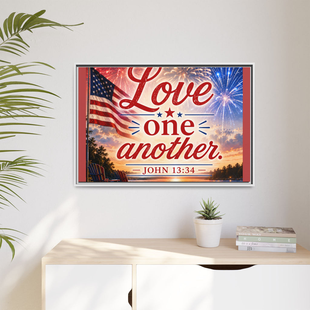 Matte Canvas, Framed (Multi-color)