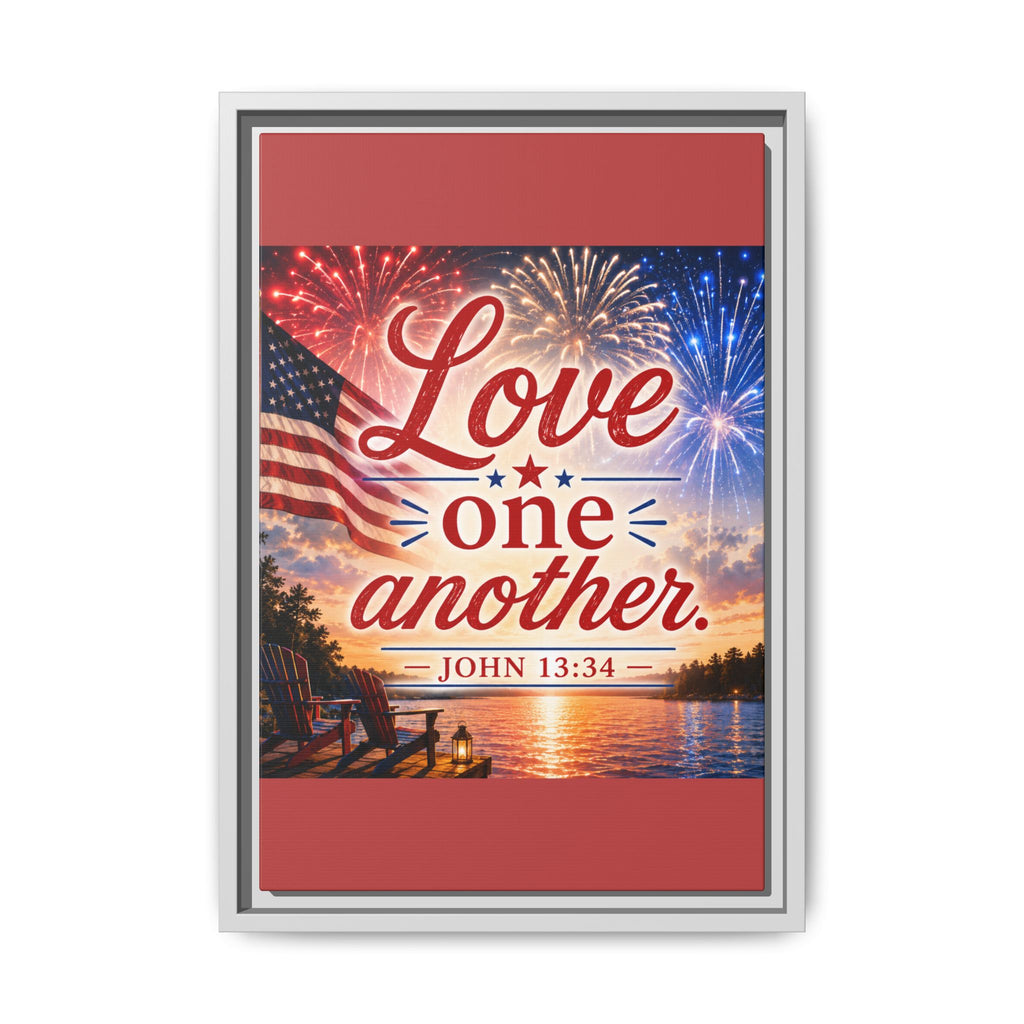 Matte Canvas, Framed (Multi-color)
