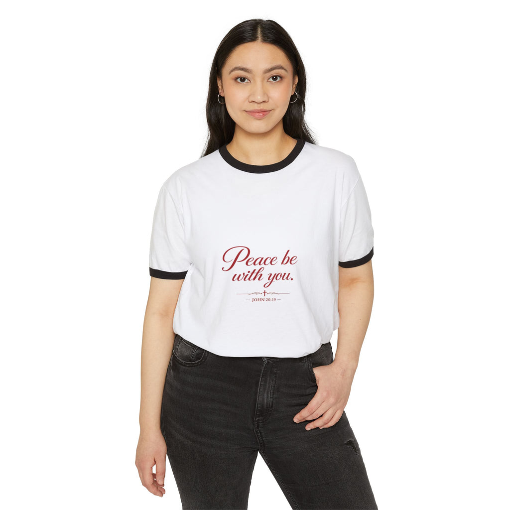 Peace Be With You Ringer T-Shirt