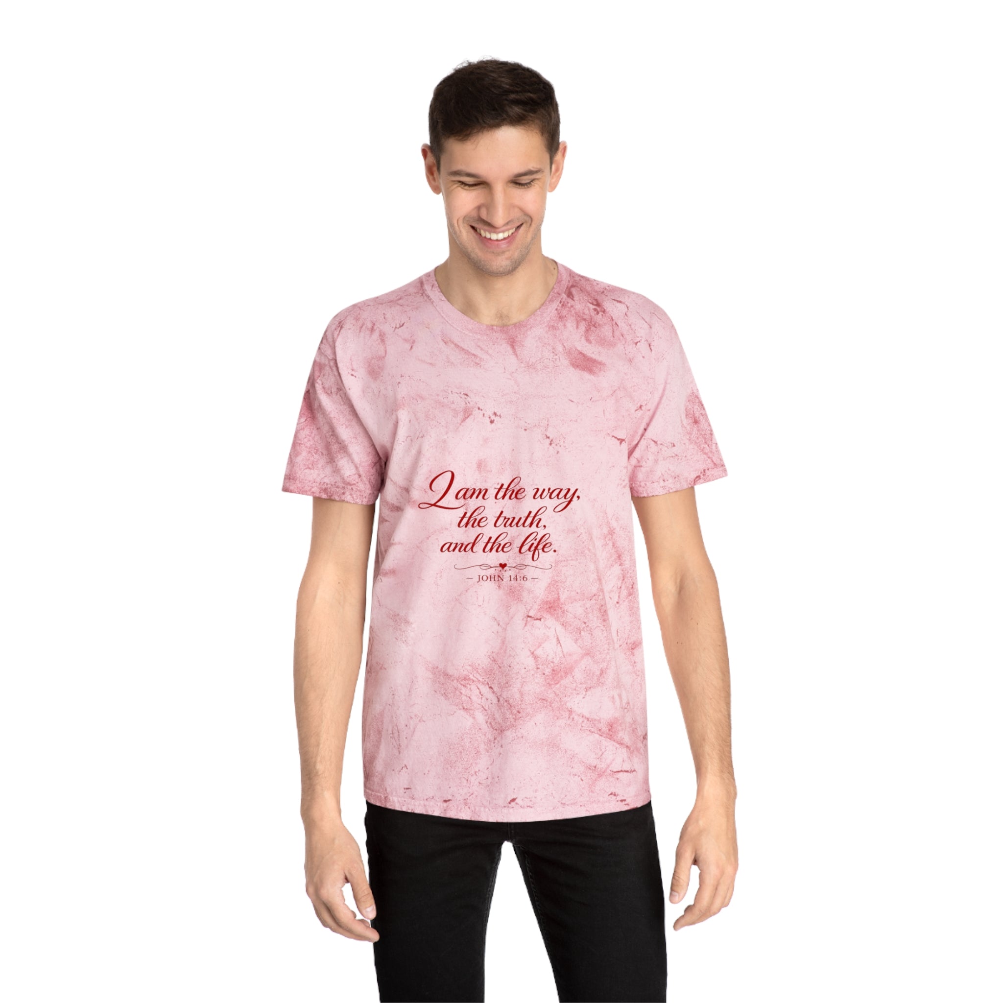 I Am the Way Tie-Dye T-Shirt — Inspirational Christian Quote Tee