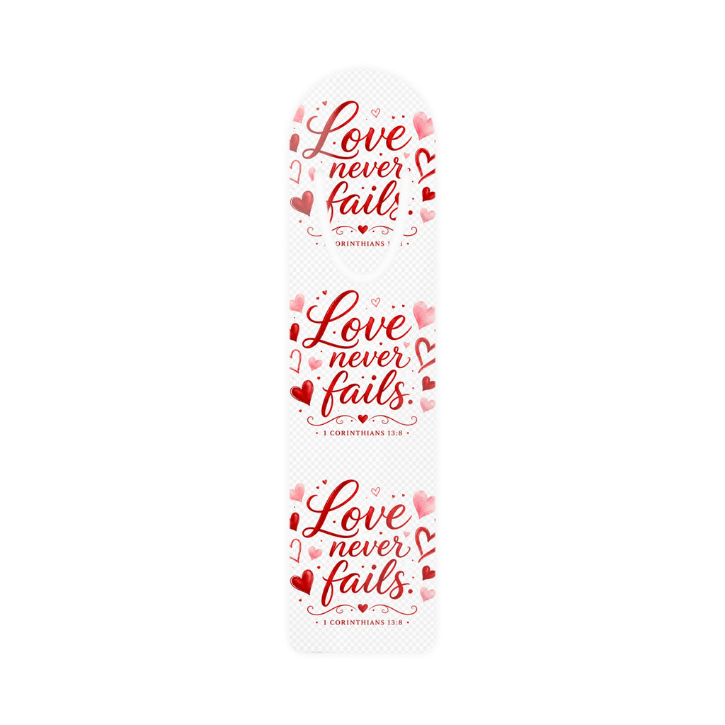 "Love Never Fails" Bookmark