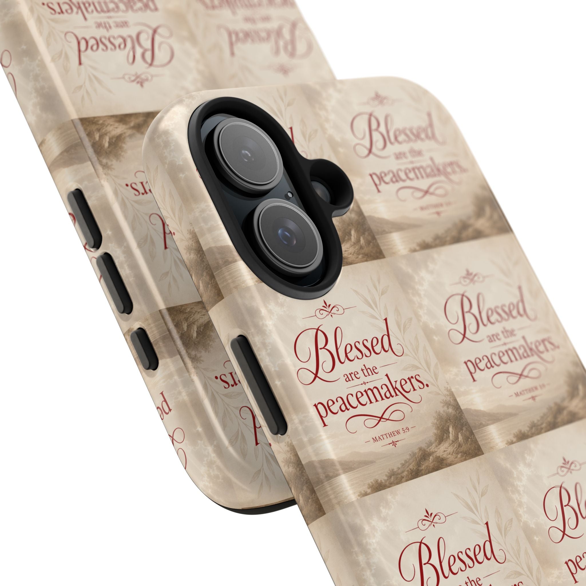 Blessed Are the Peacemakers Phone Case — Christian Inspirational Tough Phone Case