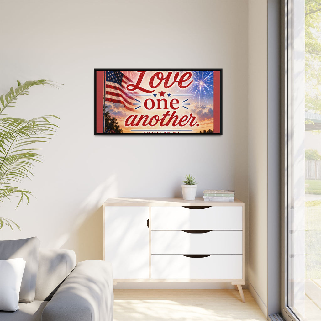 Matte Canvas, Framed (Multi-color)