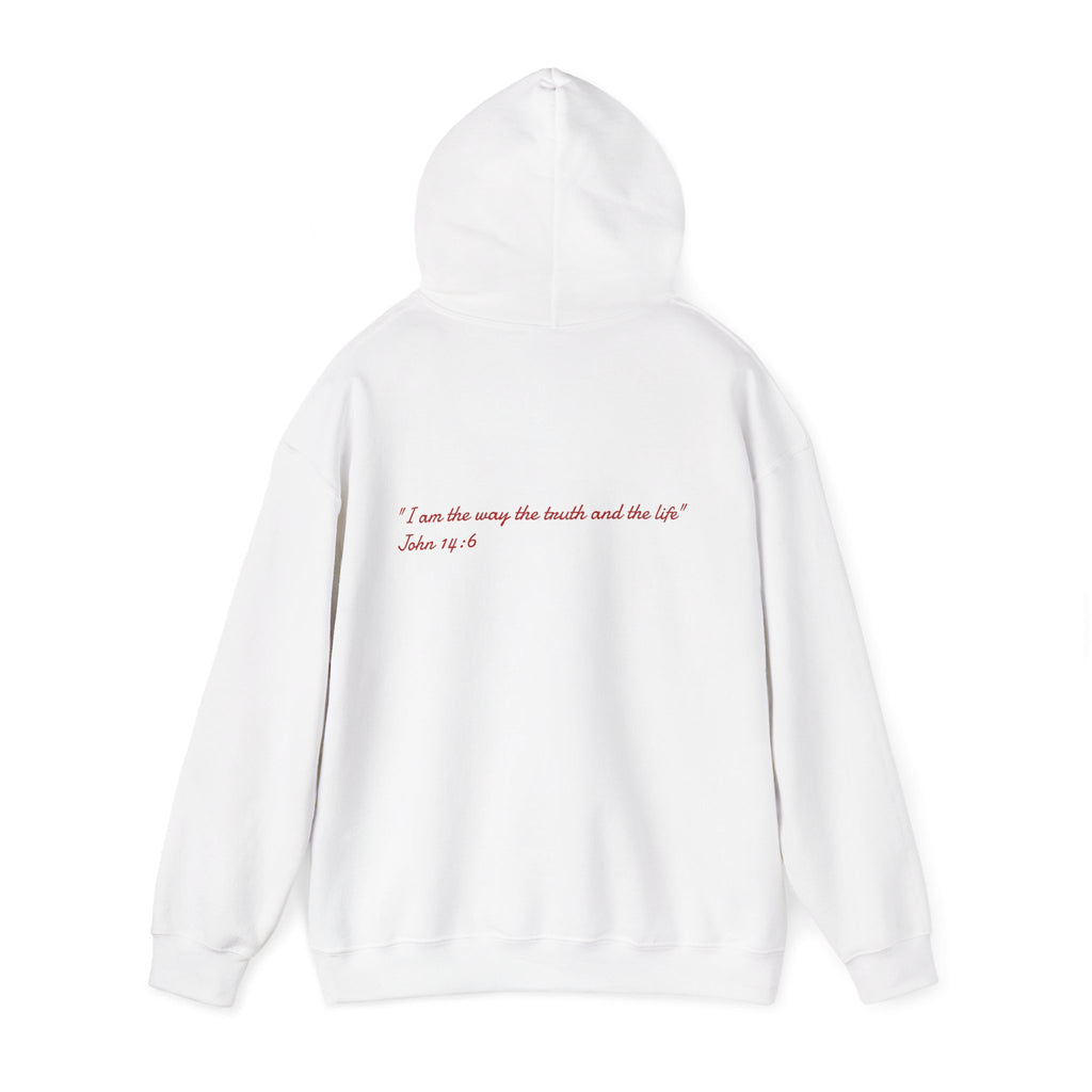 Words in Red Hoodie — Faith Script "I am the way the truth and the life" John 14:6