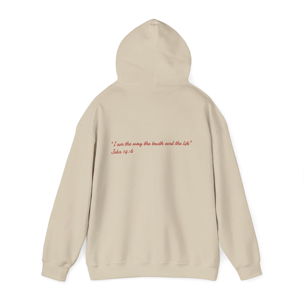 Words in Red Hoodie — Faith Script "I am the way the truth and the life" John 14:6