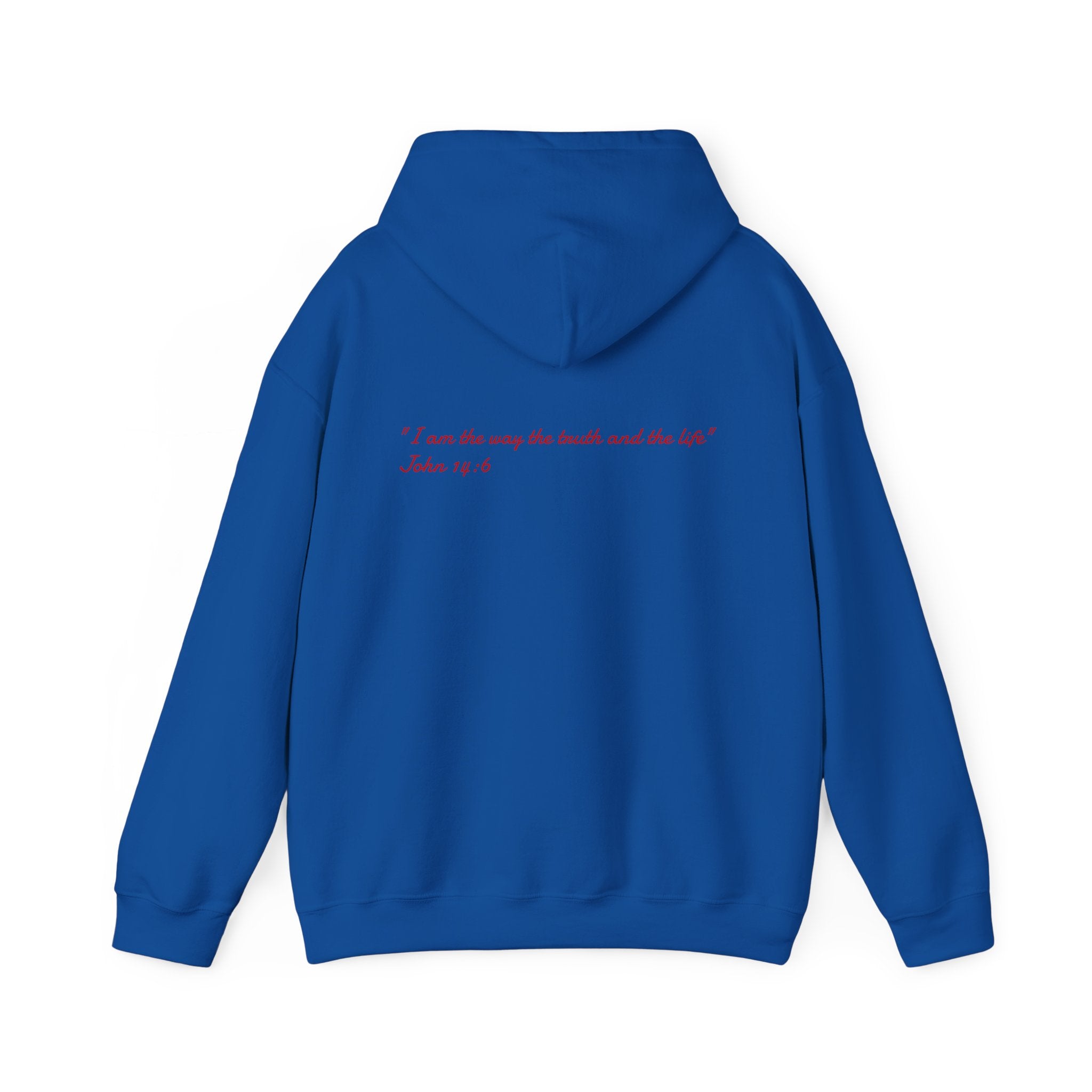 Words in Red Hoodie — Faith Script "I am the way the truth and the life" John 14:6