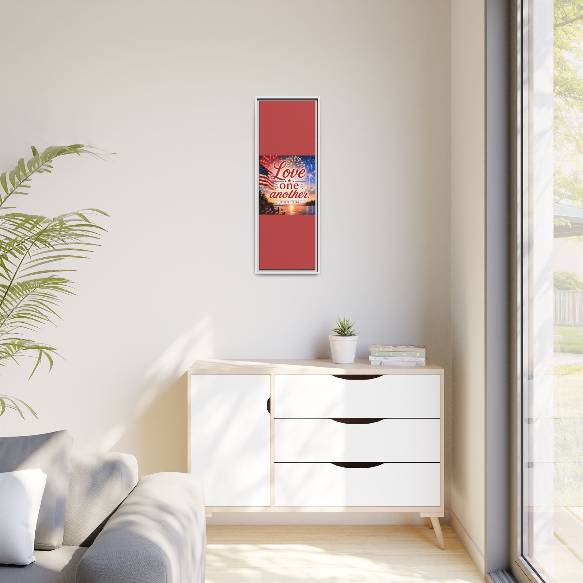 Matte Canvas, Framed (Multi-color)