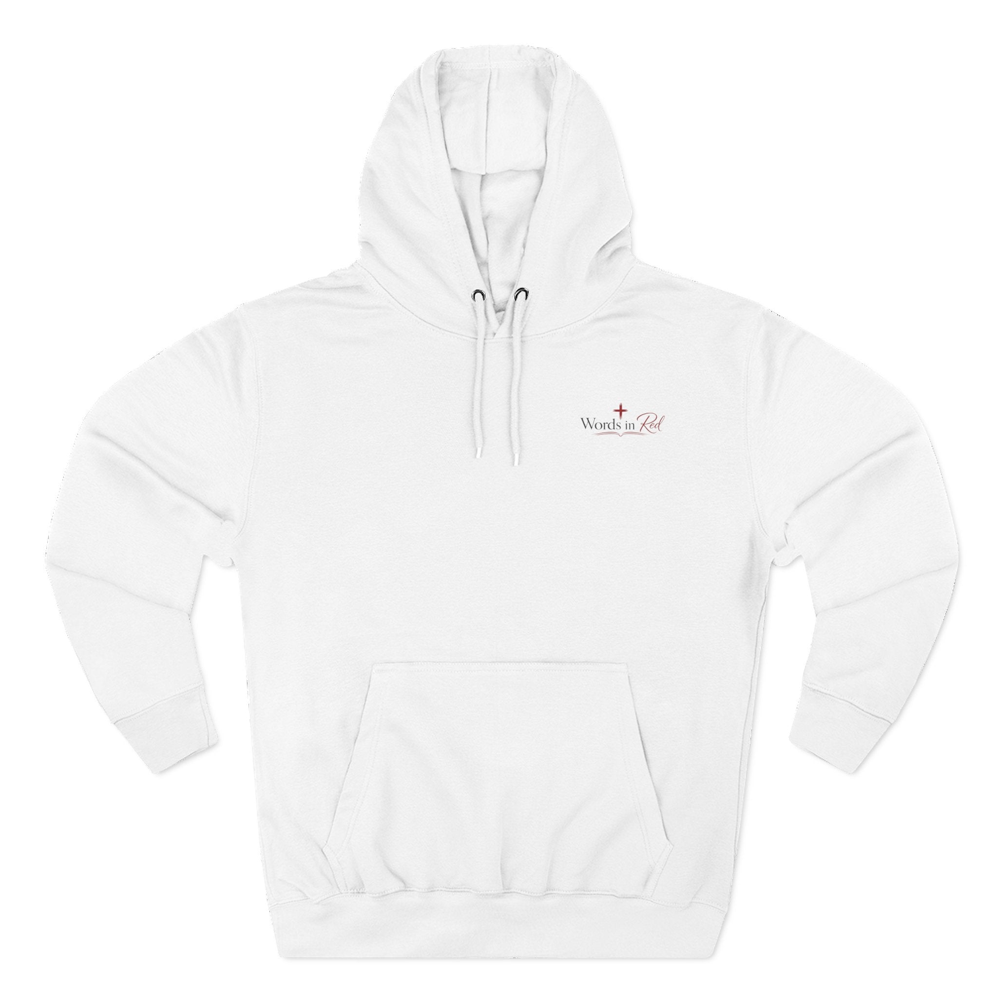 Faith Quote Hoodie — "I am the way, the truth, and the life" Fleece Pullover