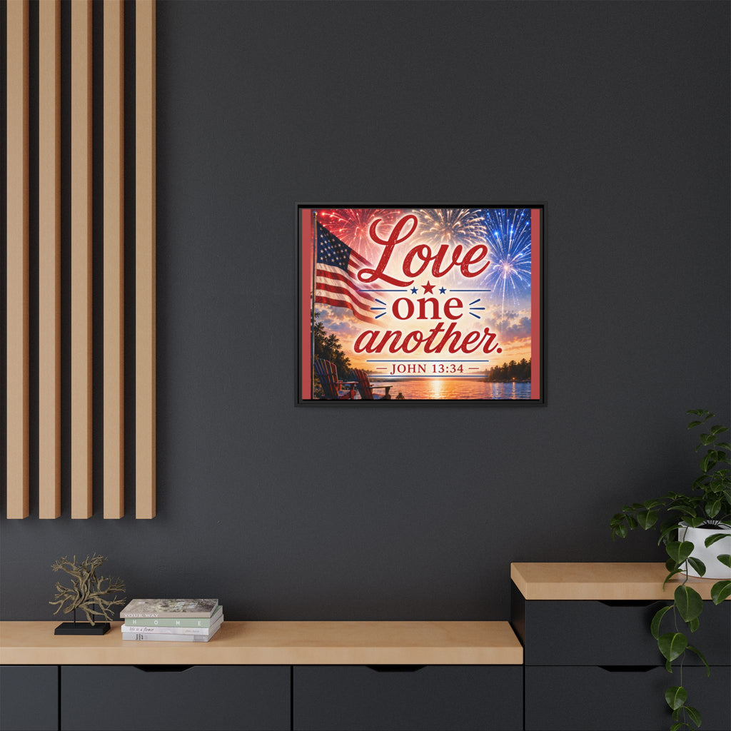 Matte Canvas, Framed (Multi-color)