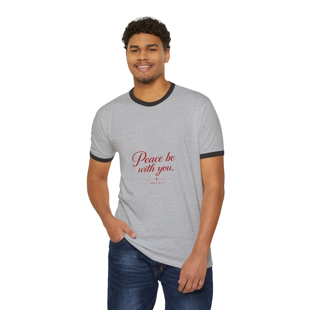 Peace Be With You Ringer T-Shirt