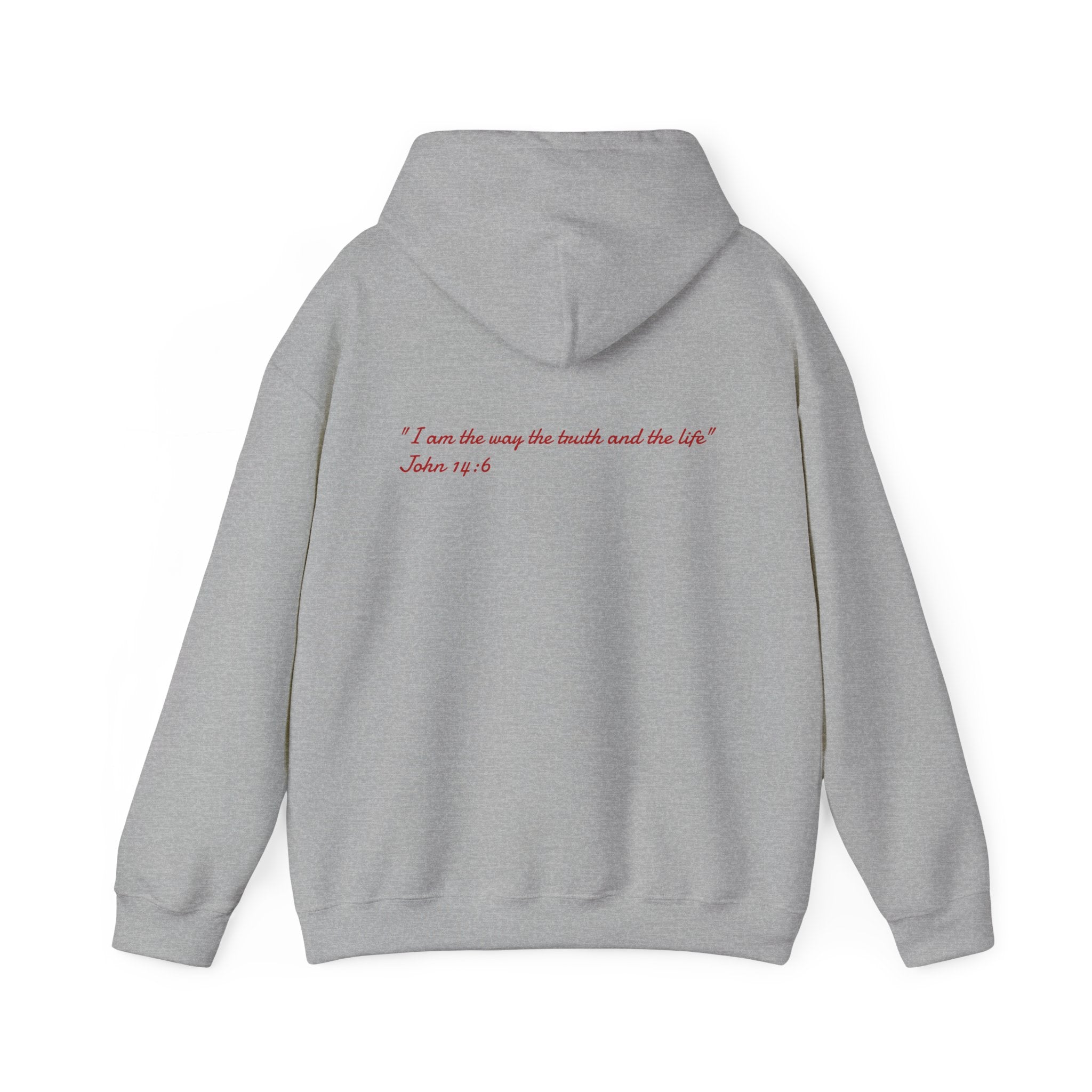 Words in Red Hoodie — Faith Script "I am the way the truth and the life" John 14:6
