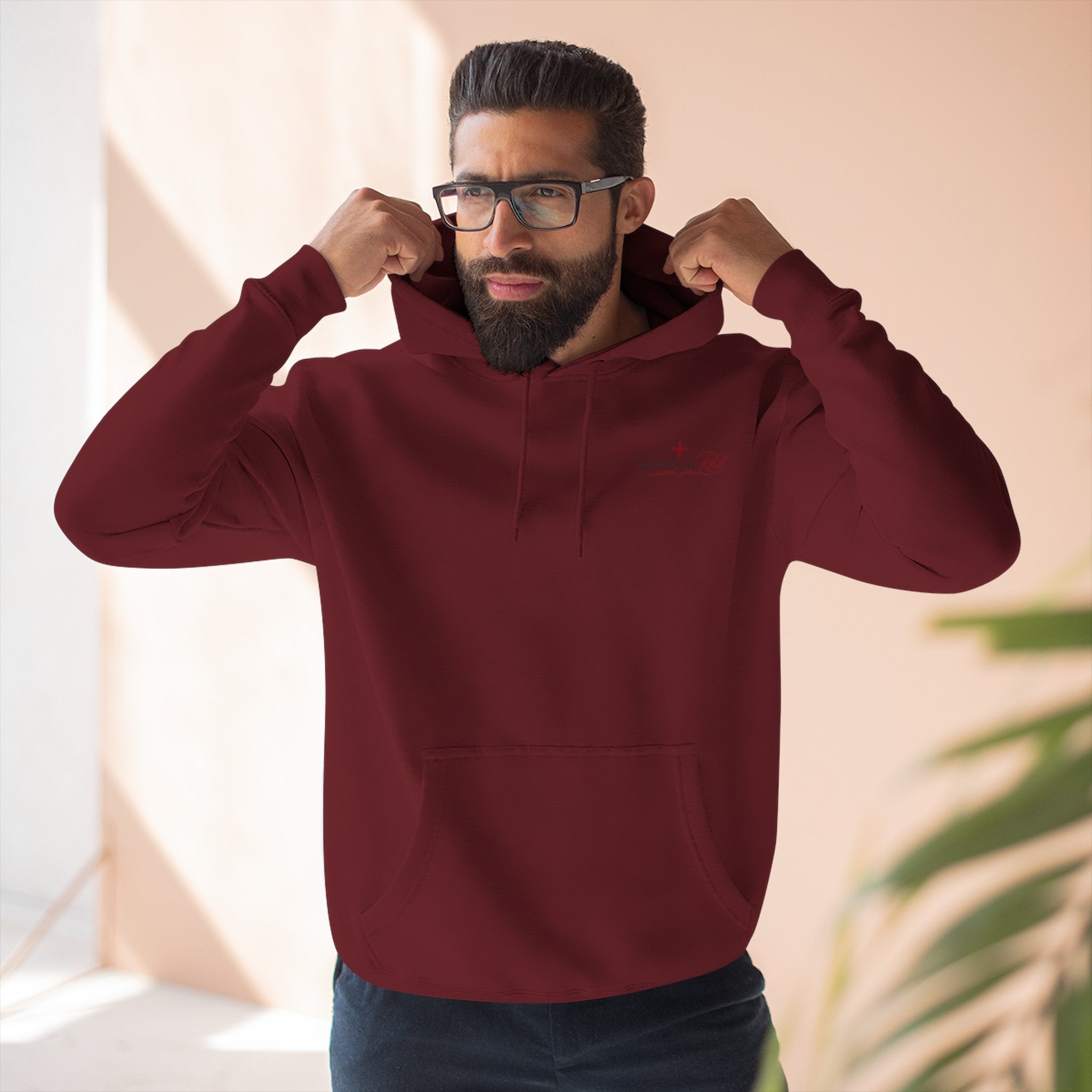 Faith Quote Hoodie — "I am the way, the truth, and the life" Fleece Pullover