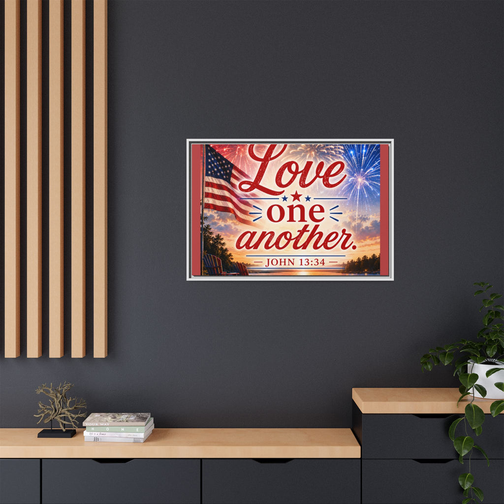 Matte Canvas, Framed (Multi-color)