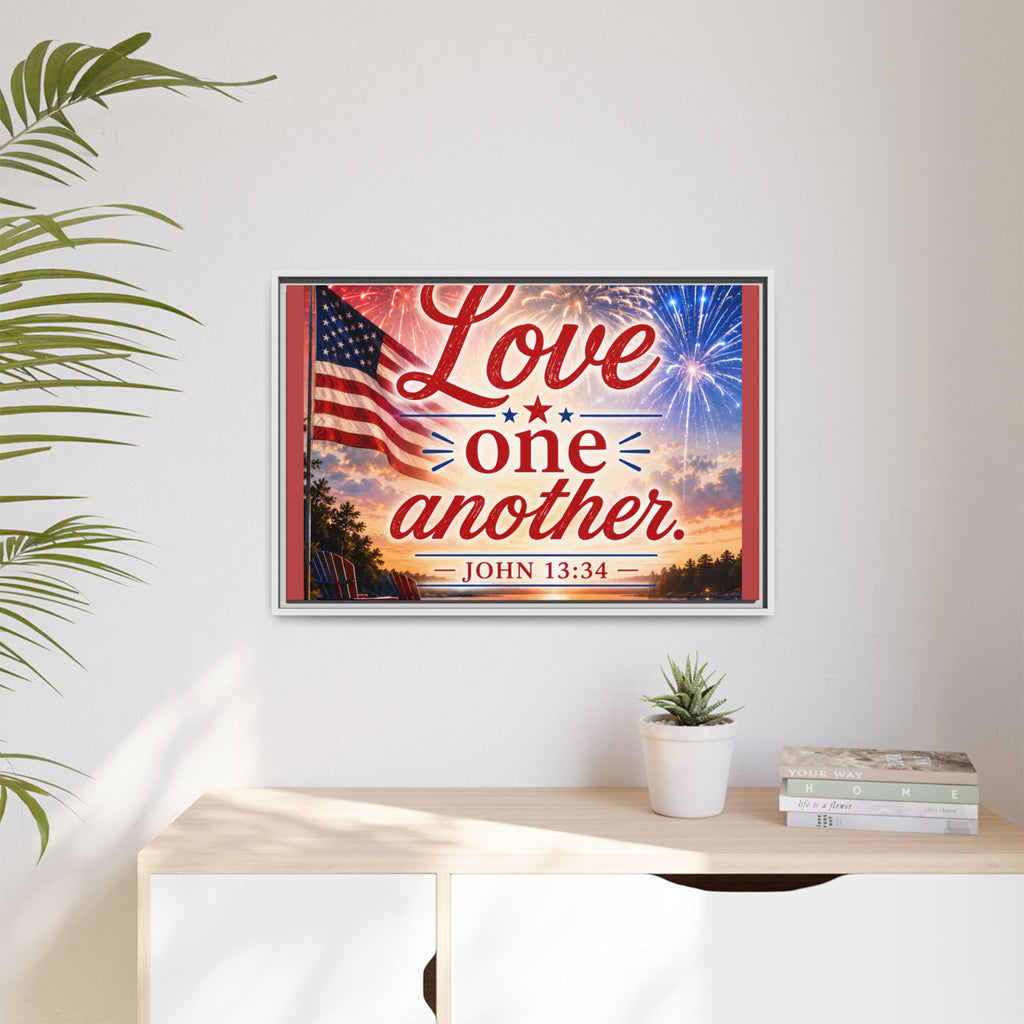 Matte Canvas, Framed (Multi-color)